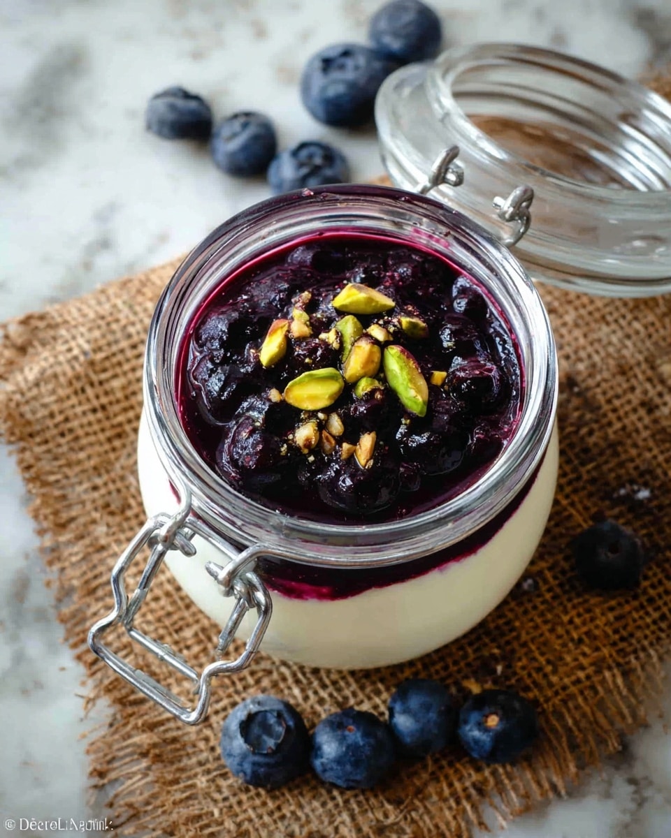 Goat Cheese Mousse with Roasted Blueberries: Elegant & Easy