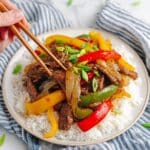 Flank Steak and Peppers Stir Fry Recipe