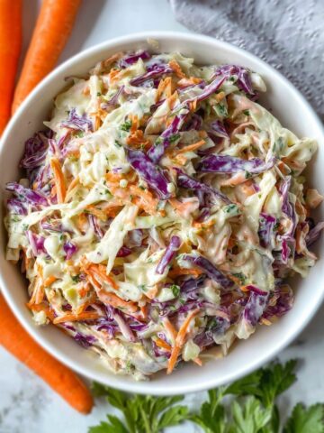 Healthy Greek Yogurt Coleslaw Recipe