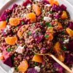 Greek-Inspired Lentil Beet Salad Recipe