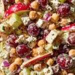 Chickpea Cranberry Salad with Creamy Feta Dressing Recipe