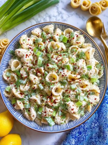 Cold Pasta Salad with Chickpeas, Feta, and Sun-Dried Tomatoes Recipe