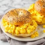 Easy Breakfast Bagel Sliders Recipe