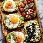 Avocado Toast with Cherry Tomatoes, Feta, and Eggs: A Delicious Toast Recipe