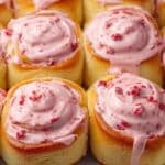 Strawberry Rolls with Cream Cheese Filling and Glaze Recipe