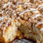 Peach Cinnamon Rolls with Creamy Glaze Recipe