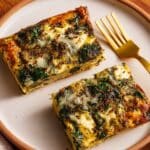 Spinach and Artichoke Egg Bars Recipe