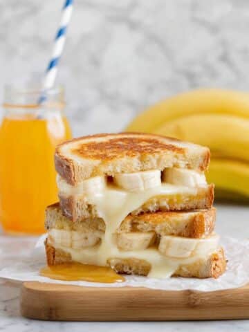 Honey Banana Grilled Cheese Sandwich Recipe