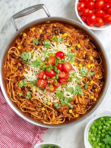 One Pot Taco Spaghetti Recipe