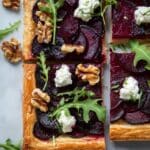 Goat's Cheese and Beetroot Tart Recipe