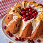 Cranberry Orange Cake with Amaretto Glaze Recipe