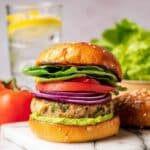Spinach and Feta Turkey Burgers Recipe