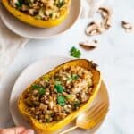 Spaghetti Squash Tuna Casserole with Coconut Milk and Crackers Recipe