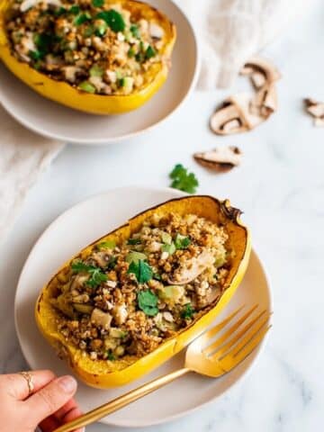 Spaghetti Squash Tuna Casserole with Coconut Milk and Crackers Recipe