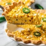 Creamy Corn and Cheese Pie with Spicy Jalapeño Recipe