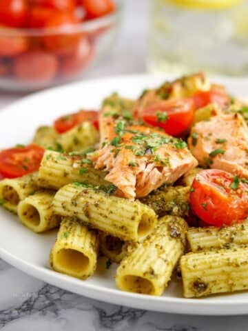 Salmon Pesto Pasta Recipe
