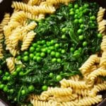 Stovetop Fusilli with Spinach, Peas & Gruyère Recipe