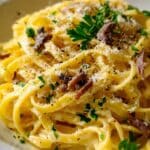 Fettuccine with Spicy Anchovy Bread Crumbs Recipe