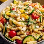 Farro Pasta with Zucchini, Thyme & Ricotta Salata Recipe