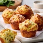 Zucchini Muffins with Emmental Cheese Recipe