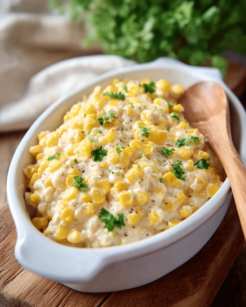 A white rectangular dish filled with a base layer of bright yellow corn kernels evenly spread out, topped with a few small piles of green chopped green chilies placed centrally in a line, and scattered white creamy cheese cubes with black pepper sprinkled on top, all sitting on a white marbled surface. Photo taken with an iphone --ar 4:5 --v 7