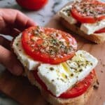 Tomato and Feta Toast Recipe
