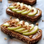 Almond Butter Apple Cinnamon Toast Recipe