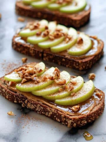 Almond Butter Apple Cinnamon Toast Recipe