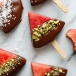 Dark Chocolate Dipped Watermelon Recipe