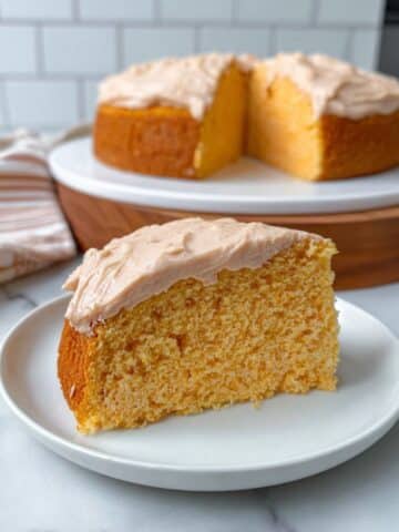 Pumpkin Angel Food Cake with Cinnamon Icing Recipe