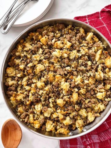 Wild Rice and Sausage Stuffing Recipe