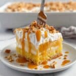Pumpkin Poke Cake with Caramel and Cool Whip Recipe