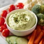 Cilantro Lime Avocado Yogurt Dip Recipe