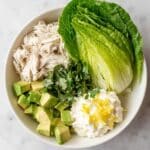 Creamy Chicken Salad with Avocado and Basil Recipe