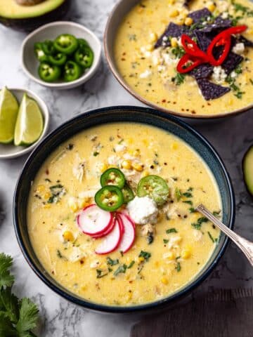 Creamy Chicken Poblano Soup Recipe