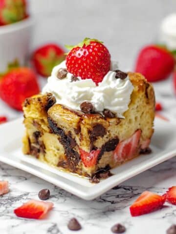 Chocolate Strawberry French Toast Bake Recipe