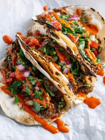 Easy Egg Tacos with Spiced Scrambled Eggs and Fresh Toppings Recipe