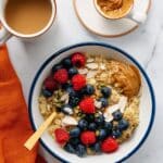 Creamy Breakfast Quinoa with Berries, Nuts, and Coconut Recipe