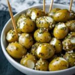 Stuffed Olives with Garlic, Herbs, and Boursin Cheese Recipe
