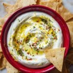 Creamy Whipped Feta Dip with Lemon, Garlic, and Olive Oil Recipe