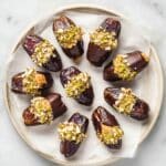 Chocolate Peanut Butter Dates with Nuts Recipe
