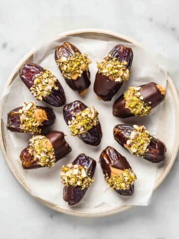 Chocolate Peanut Butter Dates with Nuts Recipe