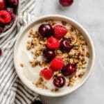 Whipped Cottage Cheese with Honey, Berries, and Granola Recipe
