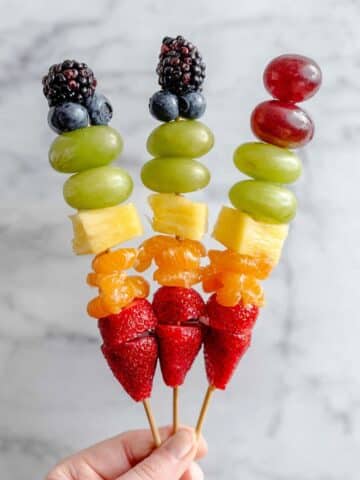 Rainbow Fruit Skewers Recipe