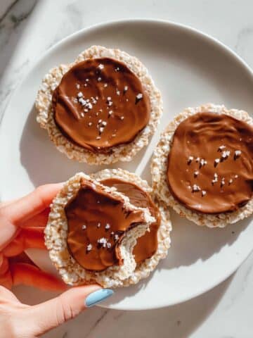 Peanut Butter Cup Rice Cake Recipe