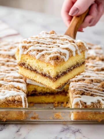 Coffee Cake with Cinnamon Streusel and Vanilla Glaze Recipe