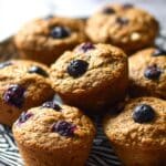 Blueberry Hemp Flaxseed Muffins Recipe