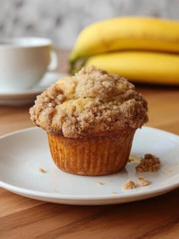 Banana Cinnamon Streusel Muffins Recipe