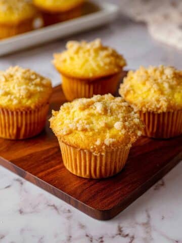Bakery-Style Lemon Drizzle Muffins Recipe