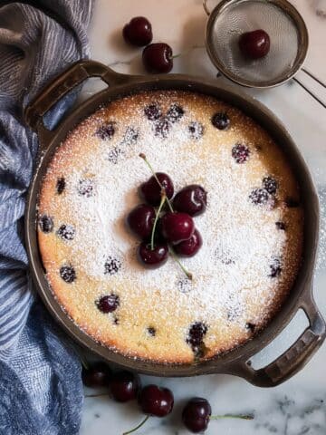 Skillet Cherry Clafoutis Recipe
